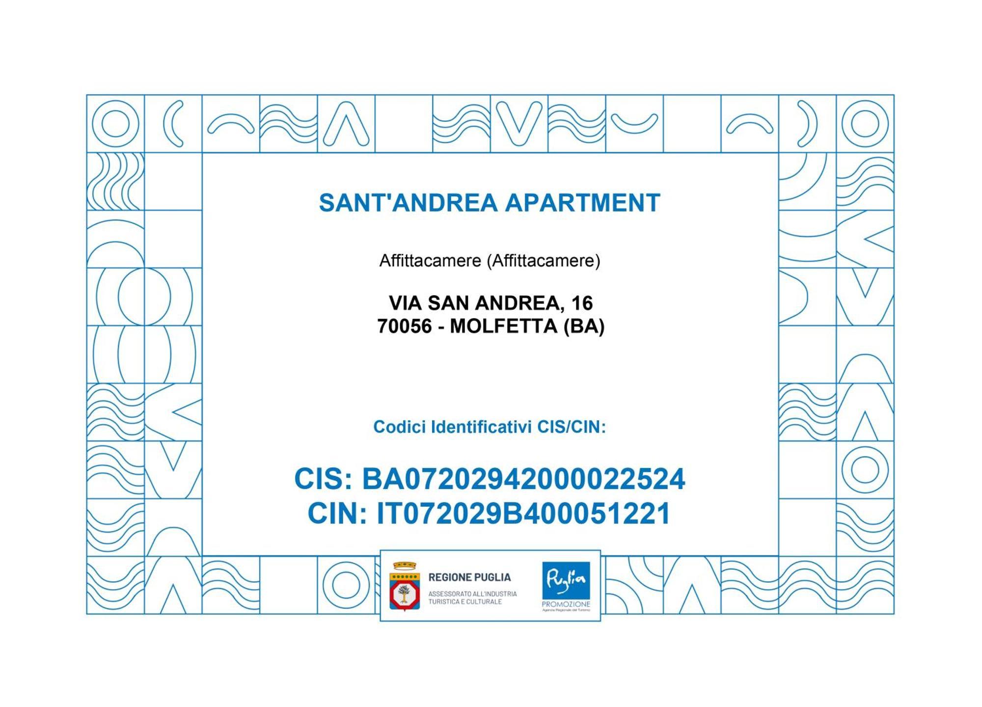 Sant'Andrea Apartment Molfetta Exteriör bild